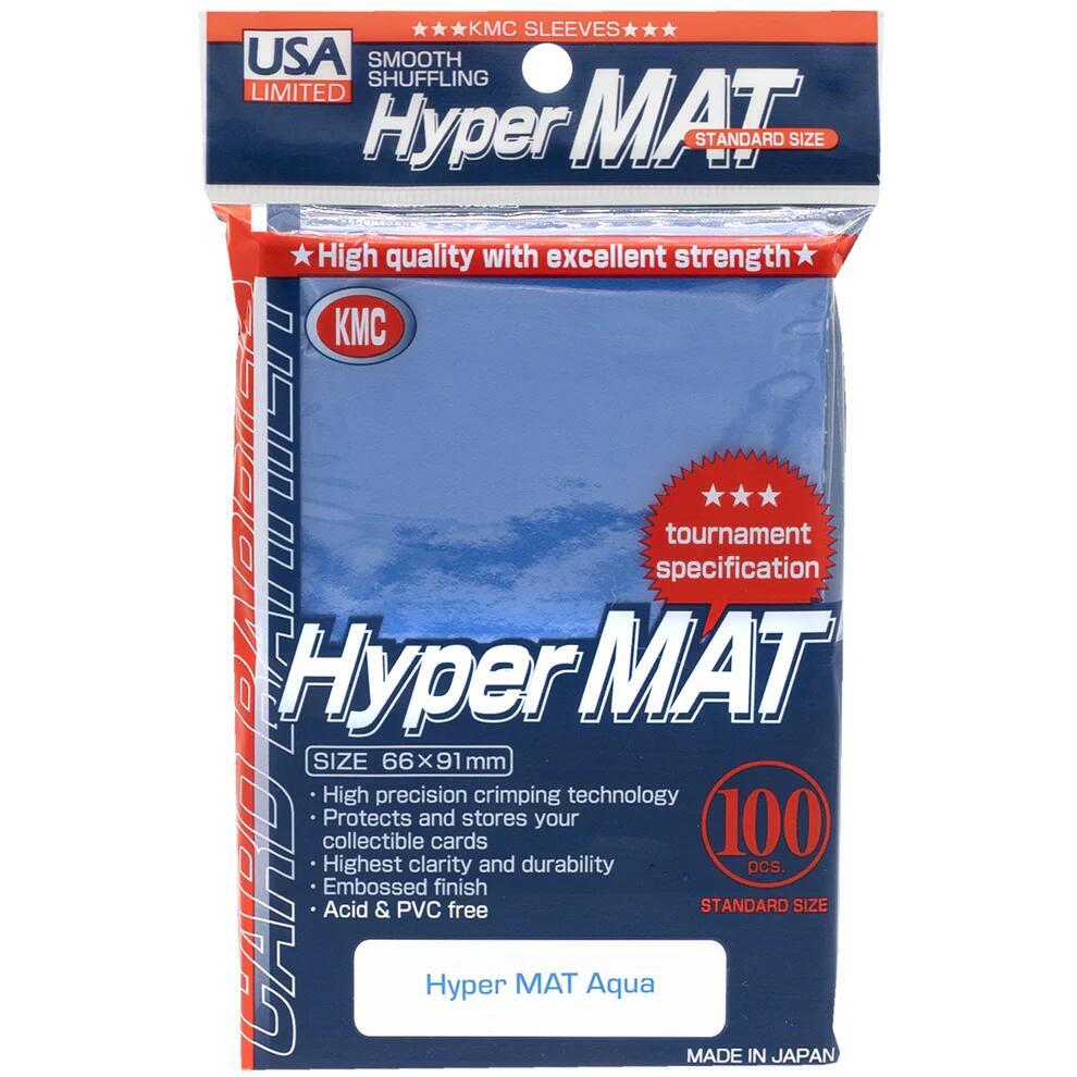 USA Limited KMC Card Barrier - Hyper Matte - Aqua (100-Pack) - KMC Card Sleeves