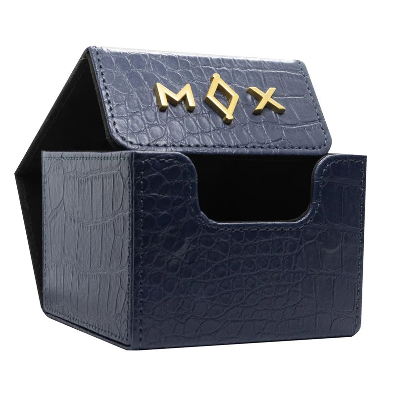 KMC SLEEVES: MOX 133+ DECK BOX: COBALT BLUE