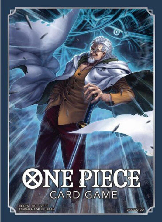 One Piece Card Game Official Sleeves: Assortment 7 - Silvers Rayleigh (70-Pack) - Bandai Card Sleeves