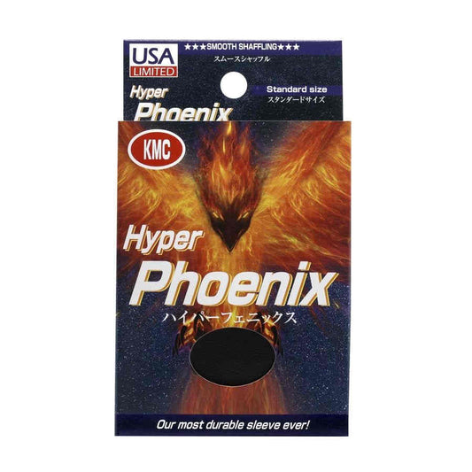 KMC SLEEVES: MATTE HYPER PHOENIX BLACK